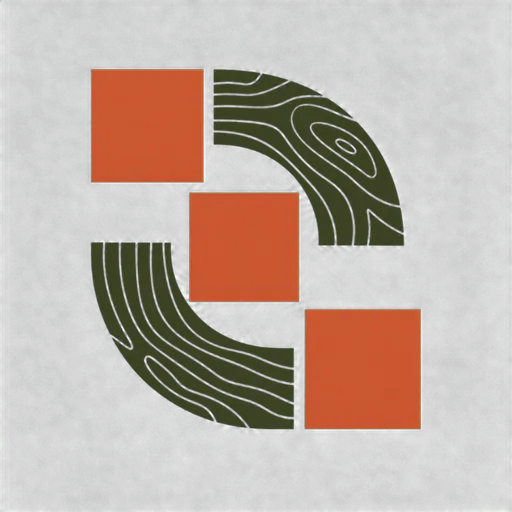 Ormewood Park Glaze & Tile abstract tile-and-grain mark